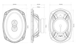 MTX Audio TX2 Series 6" x 9" Speakers - TX269C