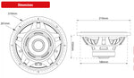 MTX Audio RoadThunder 150W 8" Subwoofer - RT8-04