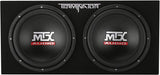 MTX Audio Terminator Dual 12" 1,000W Ported Subwoofer + Amplifier - TNP212DV